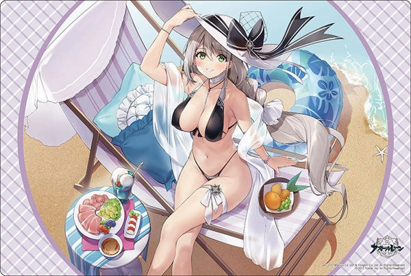 Bushiroad Rubber Mat Collection V2 Vol.1578 Azur Lane "Aquila" Sardegnian Shallows and Sunshine ver. Wood Carving