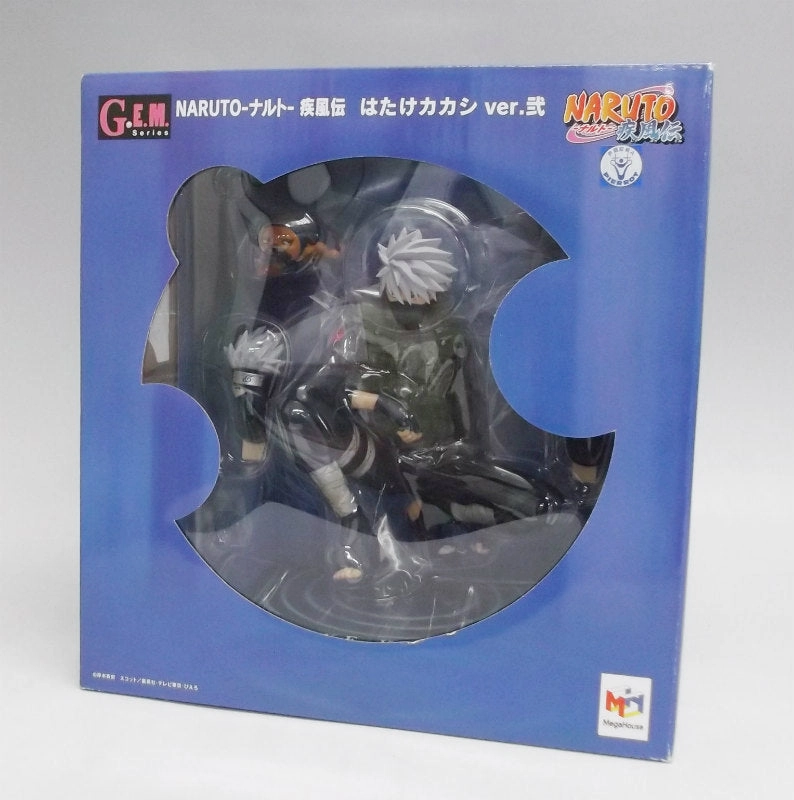 Mega House G.E.M NARUTO-Naruto-Gale Den Hatake Kakashi Ver. 2 Amphibian Statue Global Shipping