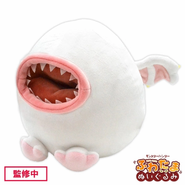 Standard Raise Monster Hunter Fuwatama Plush (Khezu / Felyne) ?? ??C?? ????C?? (????? (???) / ?? (??????`))
