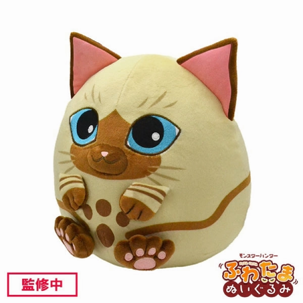 Authority Delegate Monster Hunter Fuwatama Plush (Khezu / Felyne) ?? ??C?? ????C?? (????? (???) / ?? (??????`))