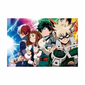 My Hero Academia Jigsaw Puzzle 300 Pieces [Aim Hero!] 26x38CM With Frame Included Spring Time Basket Hoop