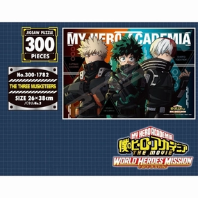 Stacking Toy My Hero Academia THE MOVIE World Heroes Mission Jigsaw Puzzle [THE THREE MUSKETEERS] 300-1782