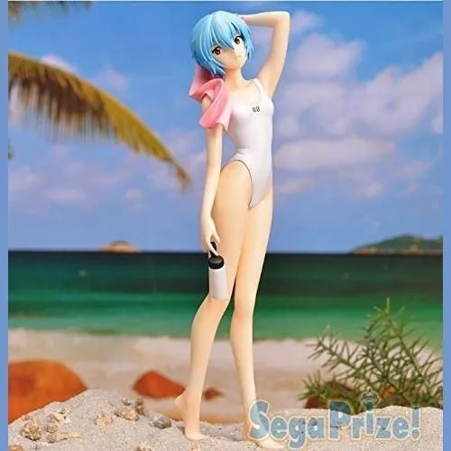 Neon Genesis Evangelion Premium Summer Beach Figure "Rei Ayanami" Ver.1.5 Magical Creature Anime Model