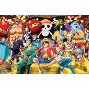 Multiplayer Option One Piece Jigsaw Puzzle 1000 Piece (Our Treasure) 1000-588