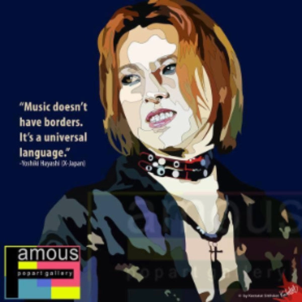 Hope Inspire Pop Art Wall Decoration Drawing (Yoshiki - X-Japan) ?