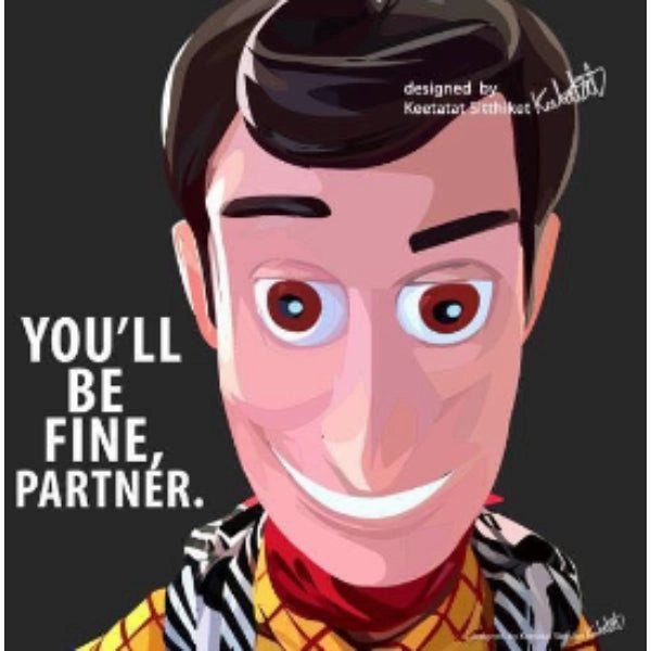 Cyber Pet Pop Art Wall Decoration Drawing (Toy Story Sheriff Woody) ??????? ???? ?
