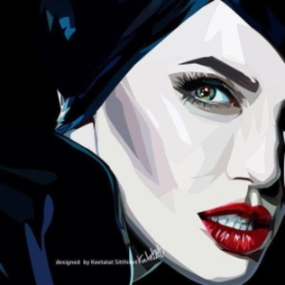 Festival Theme Pop Art Wall Decoration Drawing (Maleficent 2) ???? ?