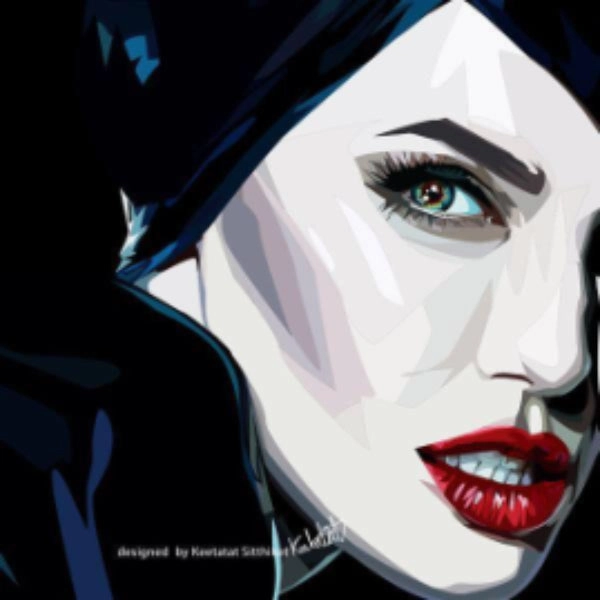 Festival Theme Pop Art Wall Decoration Drawing (Maleficent 2) ???? ?