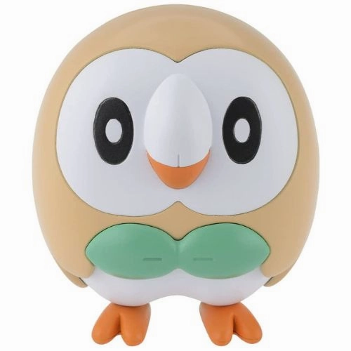 Pokemon Plamo Collection Quick!! 10 Rowlet Plastic Model Strength Building Dice Roll