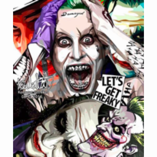 Power Share Secret Agent Pop Art Wall Decoration Drawing ? (Jokers Let's Get Freaky) ?? DC