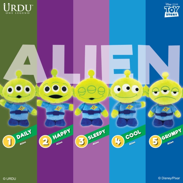 Action Reaction Courage Inspire Urdu - Disney Action Softoy Part 5 Alien ??????? ?????? (set of 5)