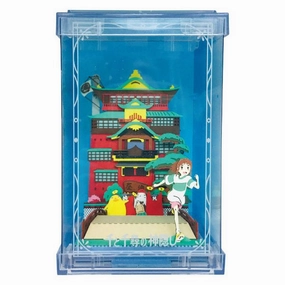 PTC-T04 Studio Ghibli Work "Paper Theatre Cube"-  Spirited Away (Goodbye bathhouse) Ice Skate