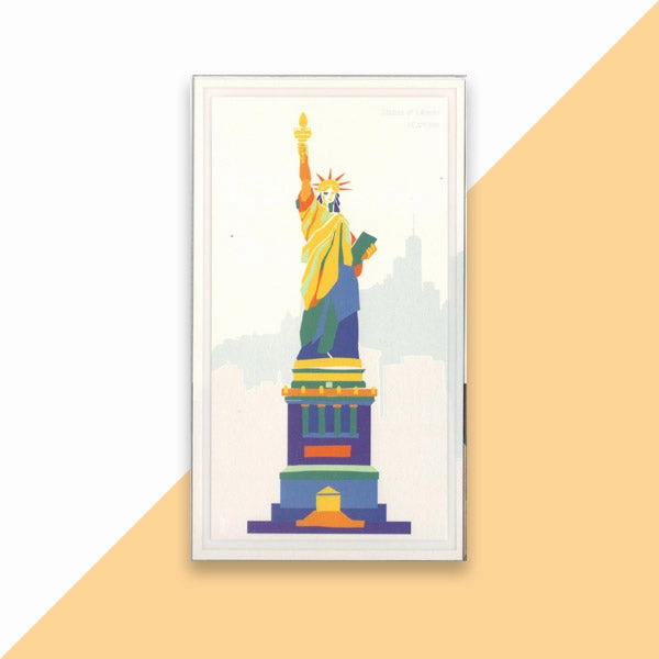 World Landmark Wood DIY 3D Puzzle & Postcard New York Statue Of Liberty school setting Shader Programming
