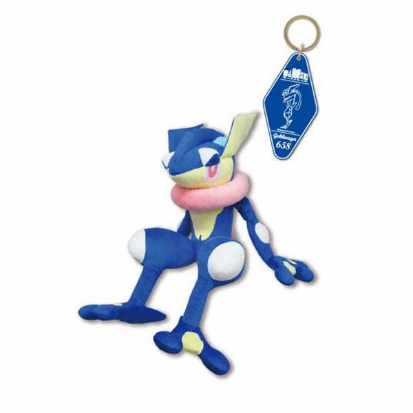Recycling Project Stopwatch Toy Greninja Pokemon BigMore Plush Doll Stuffed Toy Keychain