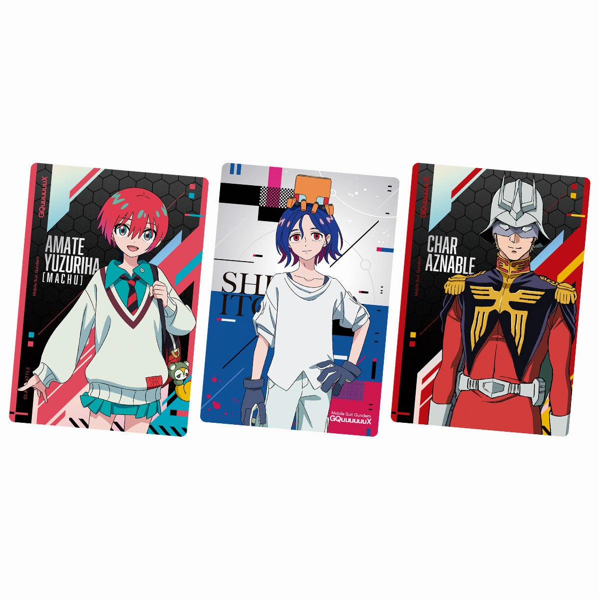 Mobile Suit Gundam GQuuuuuuX Card Wafer (pack of 20) ?C?? ???_ Learning Development Tower Stacking