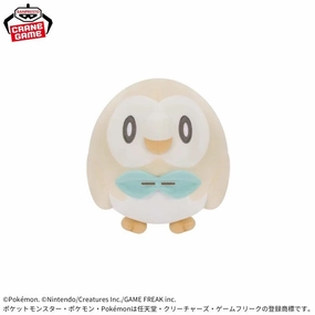 Light Effect Poke Peace Mofugutto Plush Toy - Pichu & Rowlet - Rowlet