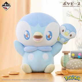 Stacking Toy Debate Practice Pok?? Peace -A Moment of PEACE for Sewing- Piplup Plush Toy [Ichiban-Kuji Prize B]