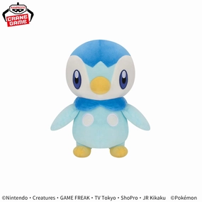 Pok??mon Mofugutto Plush Toy - Milotic?Piplup - Piplup Scooter Toy Status Attain