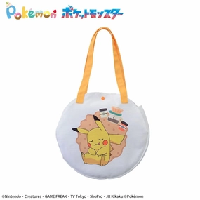 Movie Set Texture Feeling Pok??mon Premium Circle Tote Bag SWEET Pikachu