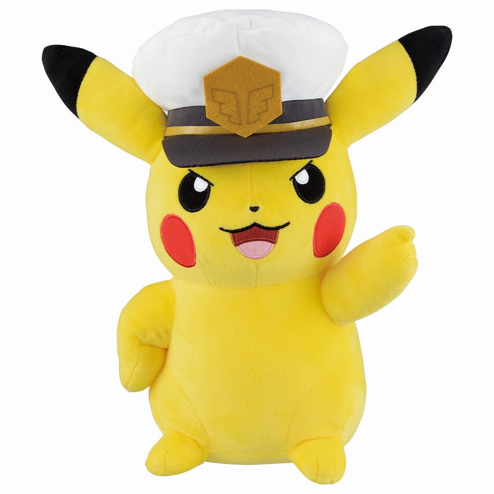 Pokemon Captain Pikachu Plush Toy [Ichiban-Kuji Prize Last One] Vehicle Models