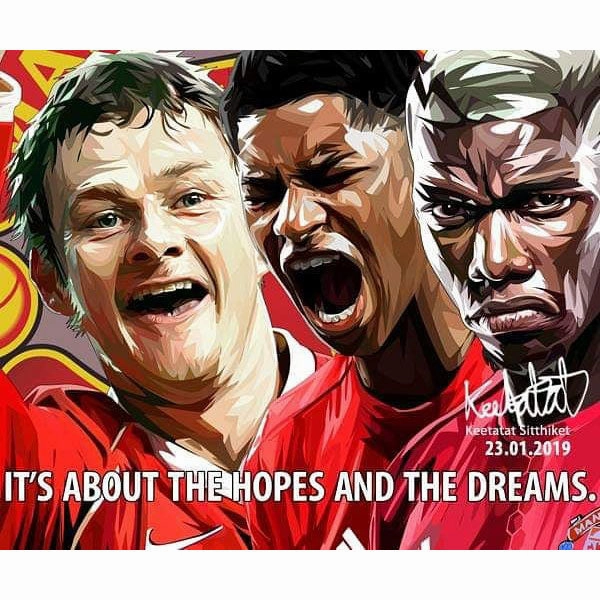 Character Collection Pop Art Poster Wall Decoration Drawing Manchester United