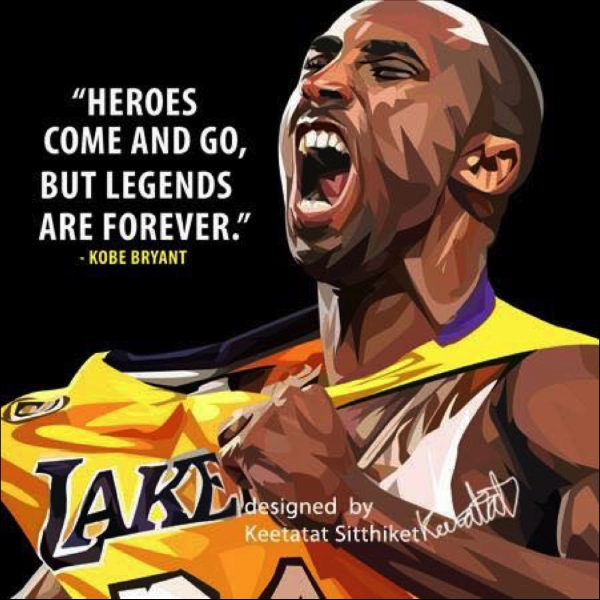 Pop Art Poster Wall Decoration Drawing NBA Kobe Bryant Heroes Boat Toy