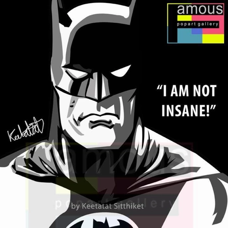 Pop Art Wall Decoration Drawing (Batman Insane) Interface Upgrade