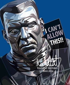 Pop Art Wall Decoration Drawing (Colossus) Galactic Rotation