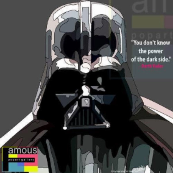 Book End Pop Art Wall Decoration Drawing (Darth Vader - Body Grey) ?????? ???? ?