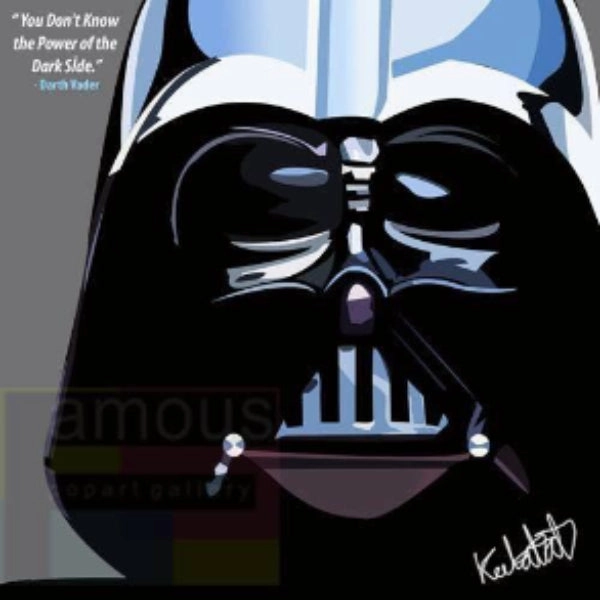 Pop Art Wall Decoration Drawing (Darth Vader - Head Grey) ?????? ???? ? Space Probe