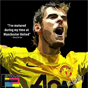 Pop Art Wall Decoration Drawing (David De Gea) Martial Art Desert Adaptation