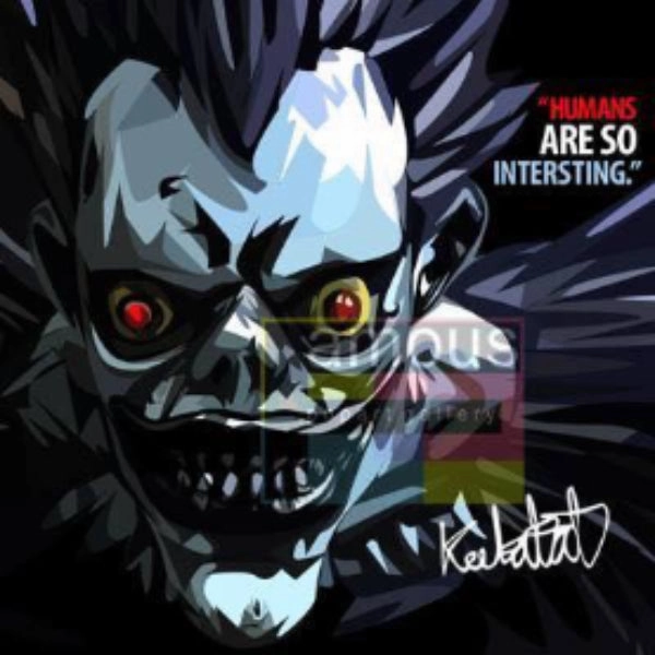 Pop Art Wall Decoration Drawing (Death Note) ?????P ? Justice Serve