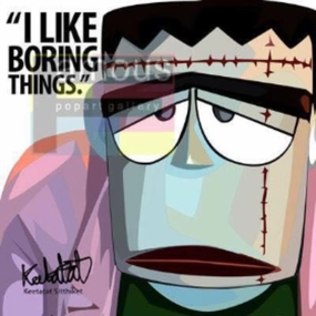 Pop Art Wall Decoration Drawing (Frankenstein) ?W???? ? Crime Scene