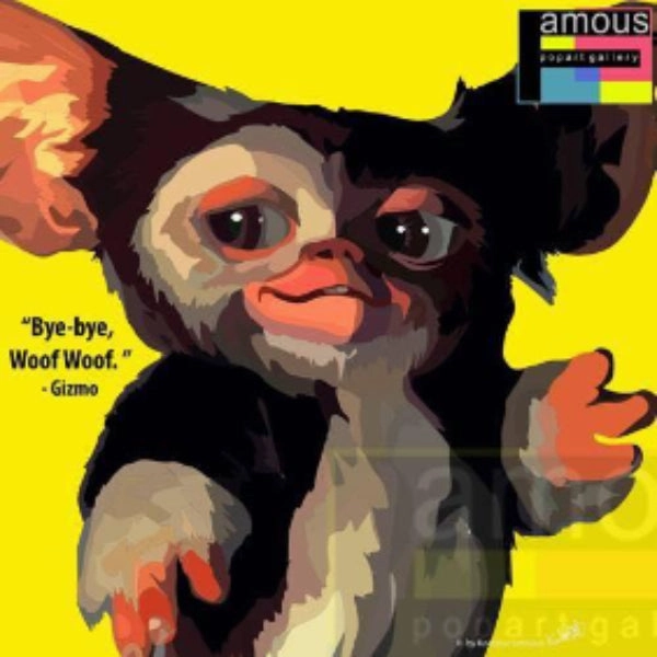 Pop Art Wall Decoration Drawing (Gizmo) ?? Gremlins ? Clone Creation Pirate Adventure