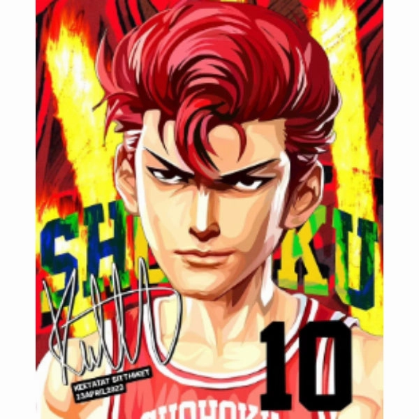 Adventure Character Record Break Pop Art Wall Decoration Drawing (Hanamichi Sakuragi) ???????? ???????? ?????? ?