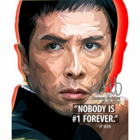 Wisdom Gain Memory Boost Pop Art Wall Decoration Drawing (IP Man - Nobody is #1 Forever) ?~?? ?