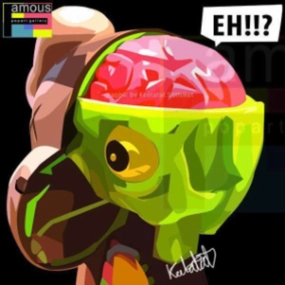 Fairness Maintain Pop Art Wall Decoration Drawing (Kaws Bearbrick EH!?) ?