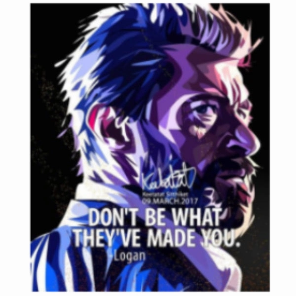 Pop Art Wall Decoration Drawing (Logan - Don't Be What They've Made You) ???? ? Projector Toy