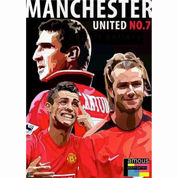 Science Experiment Pop Art Wall Decoration Drawing (Manchester United No.7)