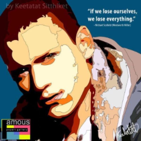 Pop Art Wall Decoration Drawing (Michael Scofield) ?? ? Bonus Content