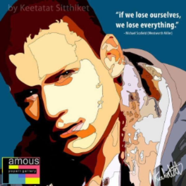 Skill Mastery Pop Art Wall Decoration Drawing (Michael Scofield) ?? ?