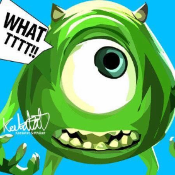 Bead Craft Pop Art Wall Decoration Drawing (Mike Wazowski) ?F?? Monsters, Inc. ?????? ???A?? ?