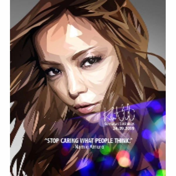 Pop Art Wall Decoration Drawing (Namie Amuro - Stop Caring what people think) ?????????? ? Festival Theme Unicorn Pal