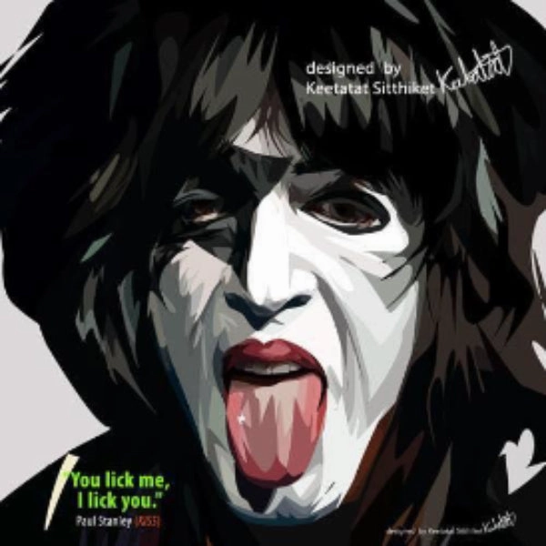 SpinOff Idea Score Board Pop Art Wall Decoration Drawing (Paul Stanley - Kiss) ?