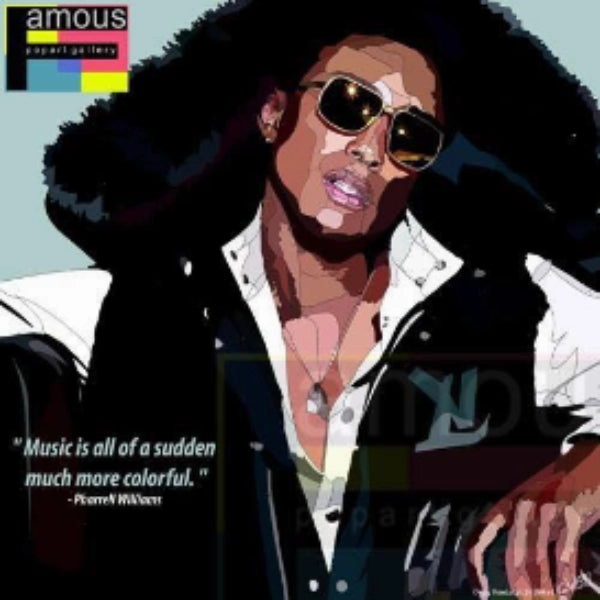 Pop Art Wall Decoration Drawing (Pharrell Williams) ? Magic Creature