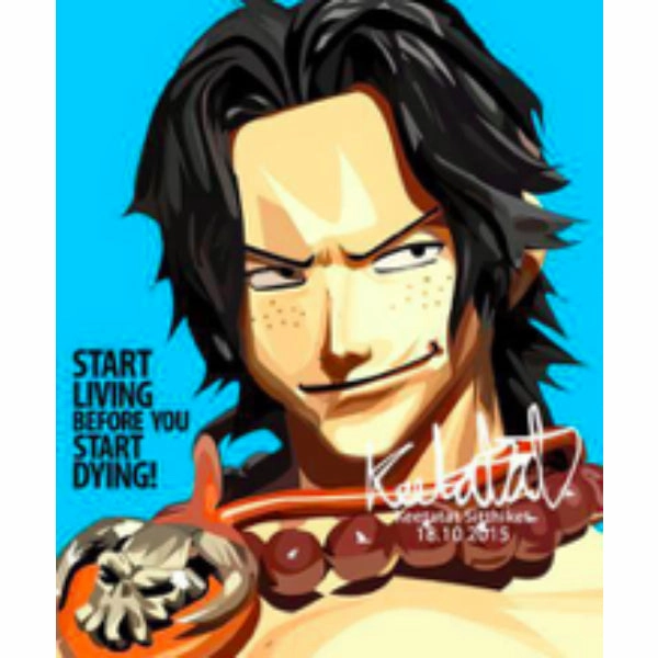 Dragon Companion Pop Art Wall Decoration Drawing (Portgas D. Ace) ???\?? ?? ?