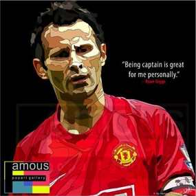 Imaginative Play Championship Match Pop Art Wall Decoration Drawing (Ryan Giggs)