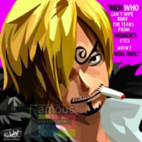 Pop Art Wall Decoration Drawing (Sanji) ???\?? ?? ? Trophy Award Progress Achieve
