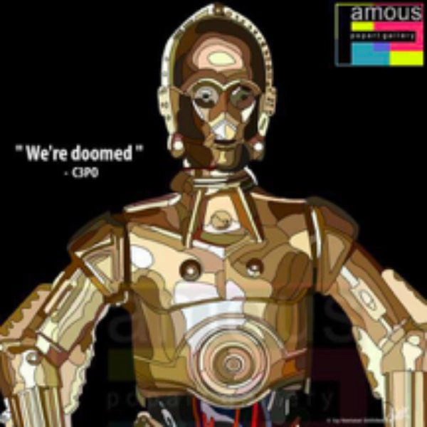 Forgiveness Grant Pop Art Wall Decoration Drawing (Star Wars C3PO) ?????? ?