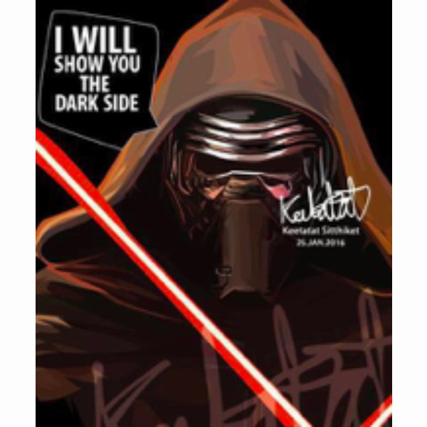 Safe materials Developmental Brainstorming Pop Art Wall Decoration Drawing (Star Wars Kylo Ren) ?????? ?